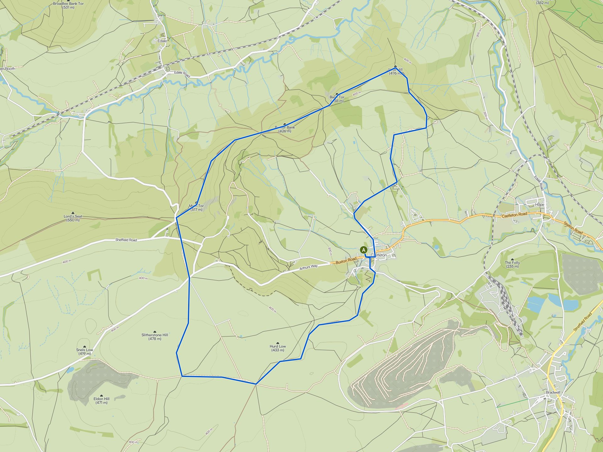 The best walks and hikes around Castleton | Komoot